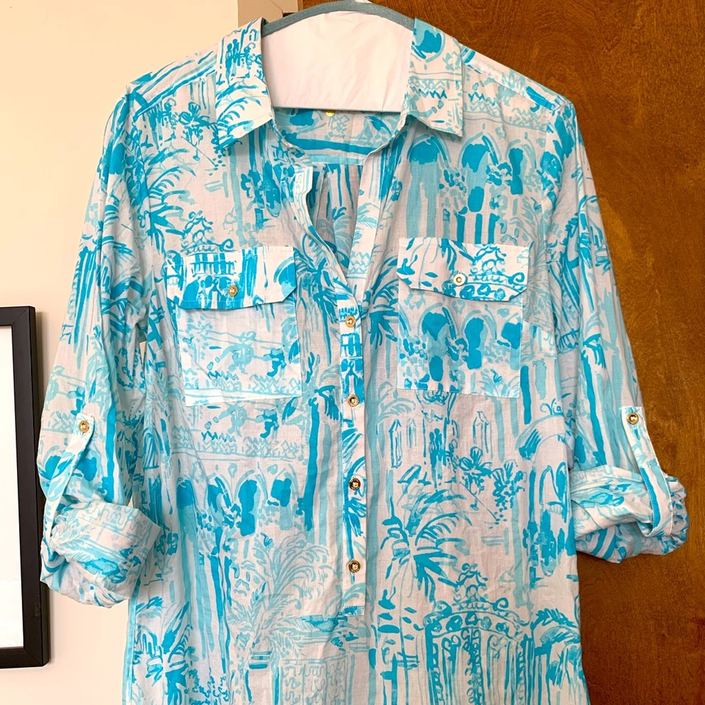 Lilly Pulitzer beach coverup